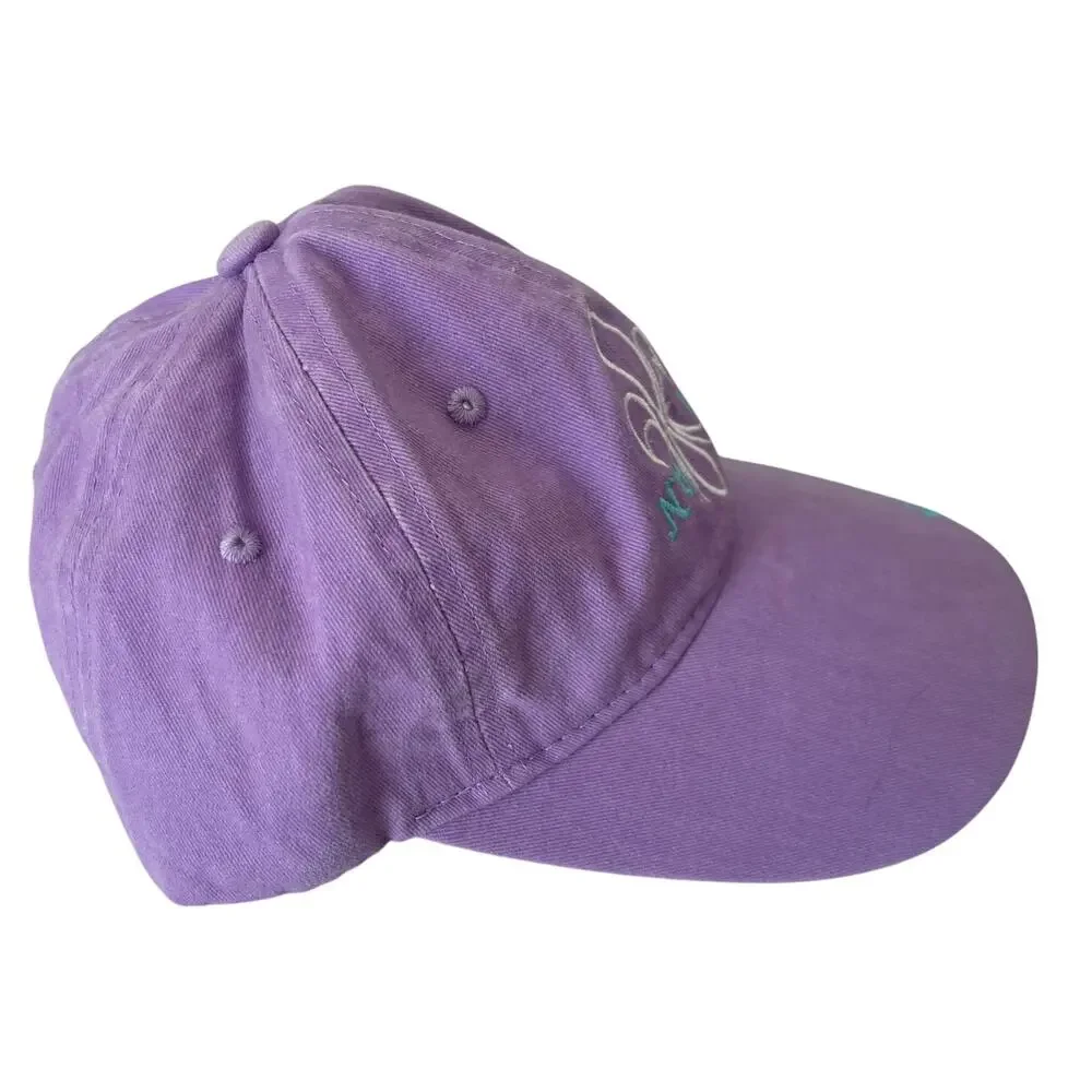 NOLA‎ New Orleans Hat Cap Purple One Size Adjustable Embroidered Adult